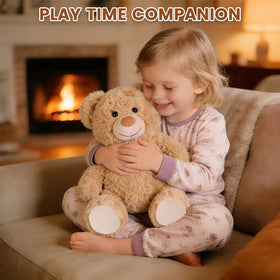 SuzziPals heated plush invites soothing cuddles to ease daily stress.
