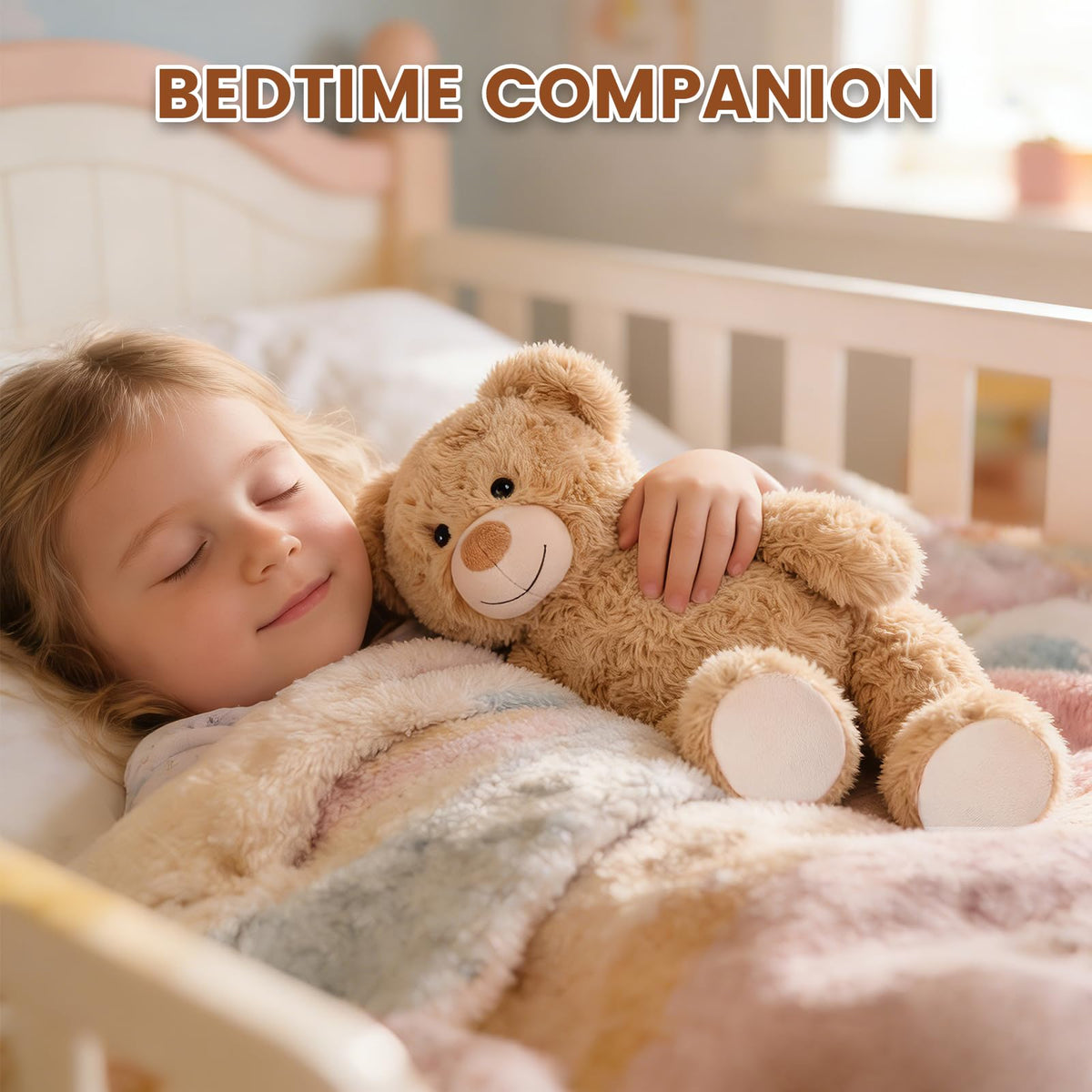 SuzziPals teddy bear acts as a secure companion for kids and adults.