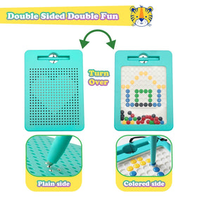 Svance beads inside drawing board enabling pattern creation and tactile feedback