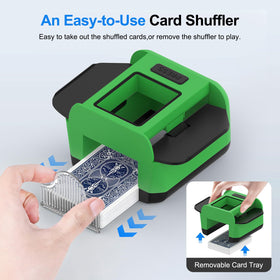 Svertmer shuffler works with UNO and other card games.