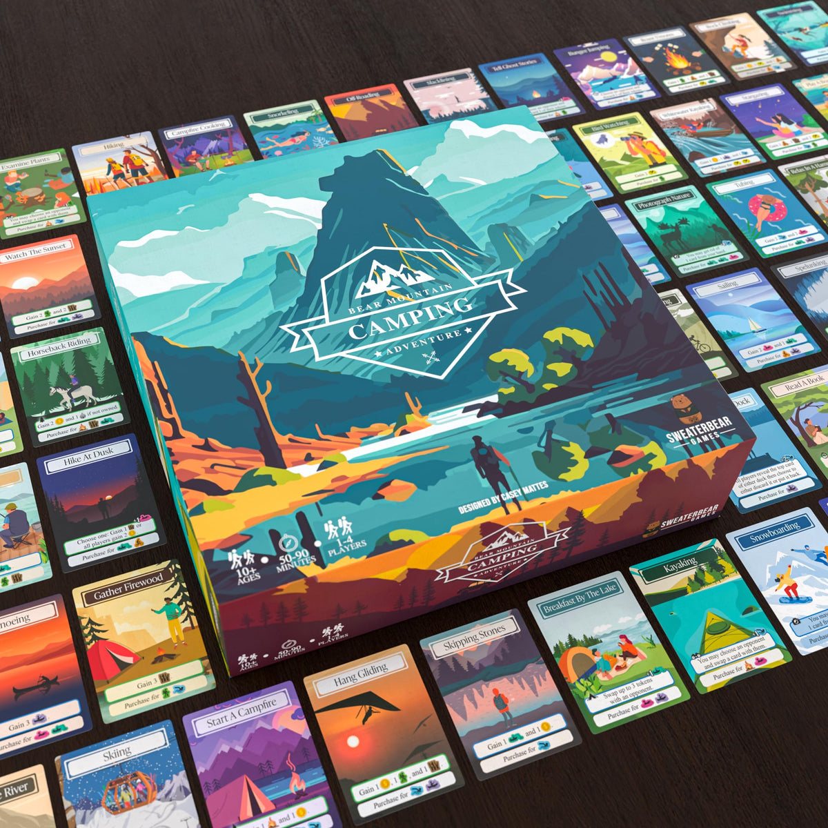SweaterBear Bear Mountain dual deck hints at strategic card combos.