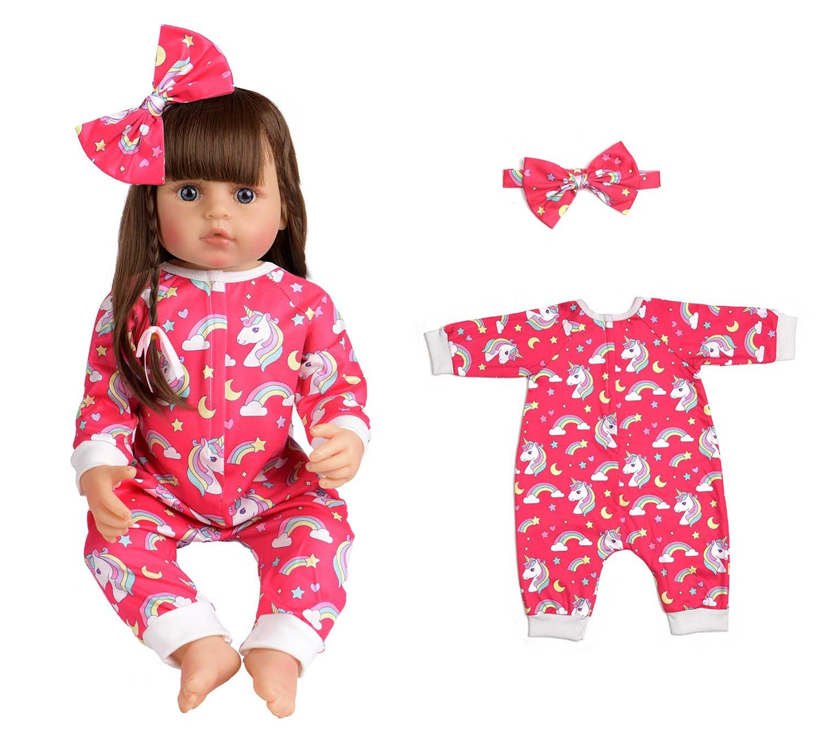 Sweet Dolly bunny headband adds a sweet finishing touch to doll outfits.