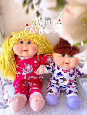 Sweet Dolly close-up fabric detail, soft textures enhance tactile play