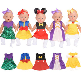 Sweet Dolly fashion mouse dress for 15-18 inch dolls, ideal for imaginative pretend play.