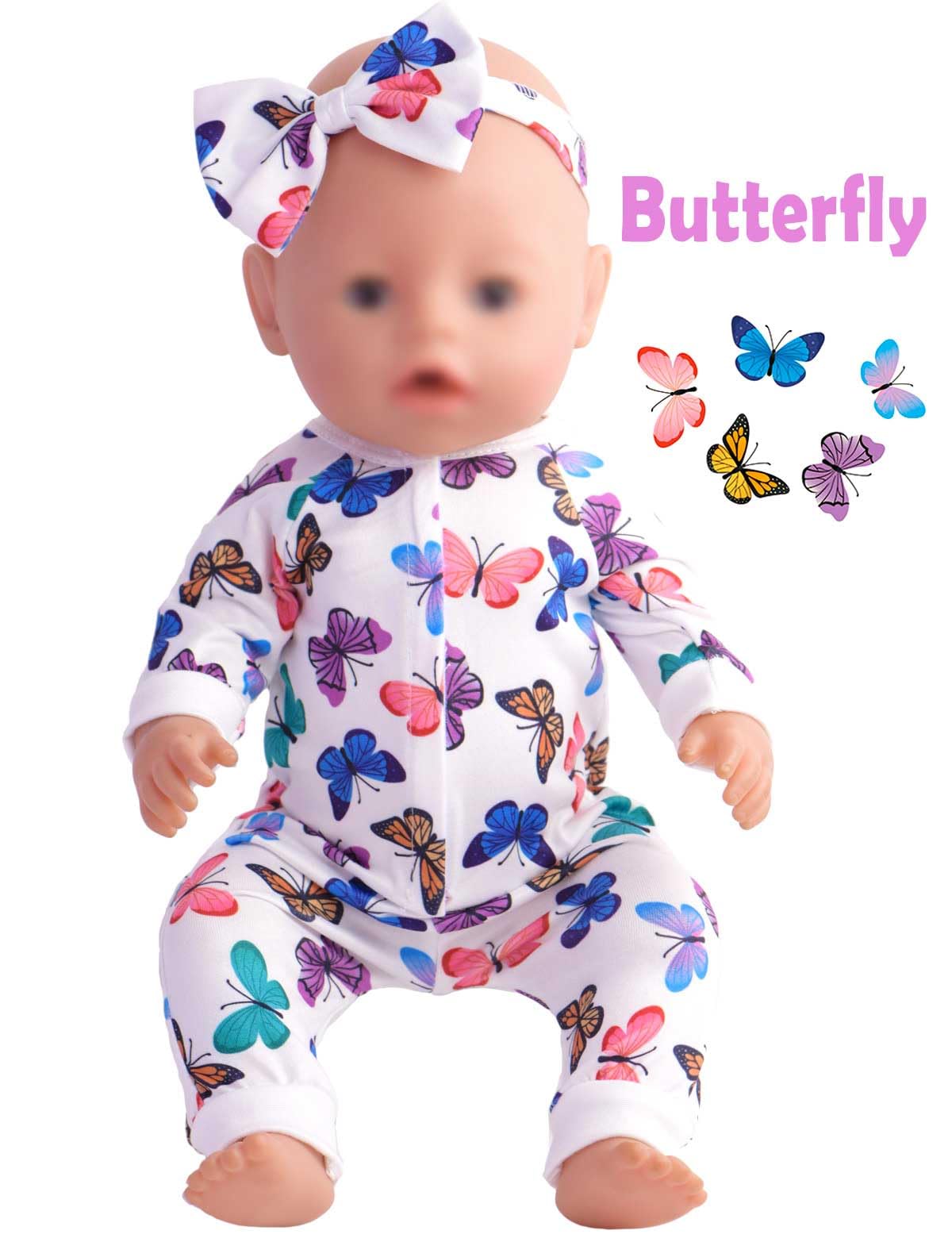 Sweet Dolly flamingo pineapple print jumpsuit with bow headband, adds tropical flair to playtime
