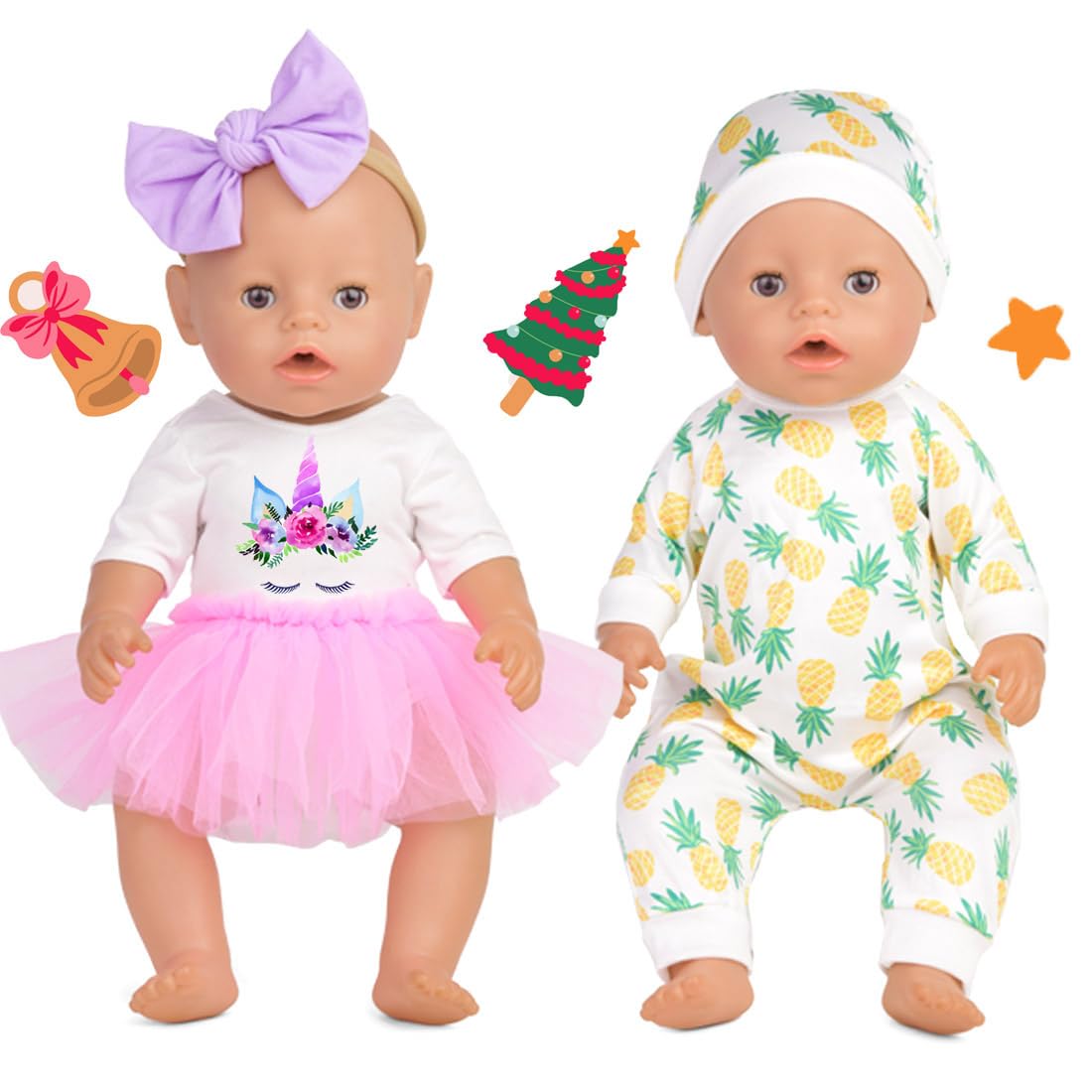 Sweet Dolly yellow daisy lace dress with flower headband for charming doll outfits.