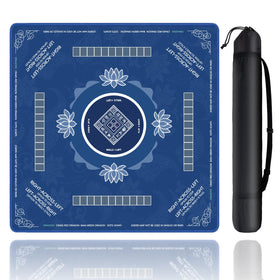 Sweetone Mahjong Mat on table surface shows a stable non-slip setup for focused play.