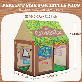 SweHouse Play Tent interior creates a private reading nook for kids.