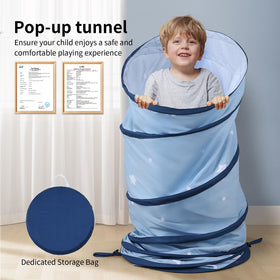 SweHouse Peachskin Tunnel interior invites crawling and active movement.