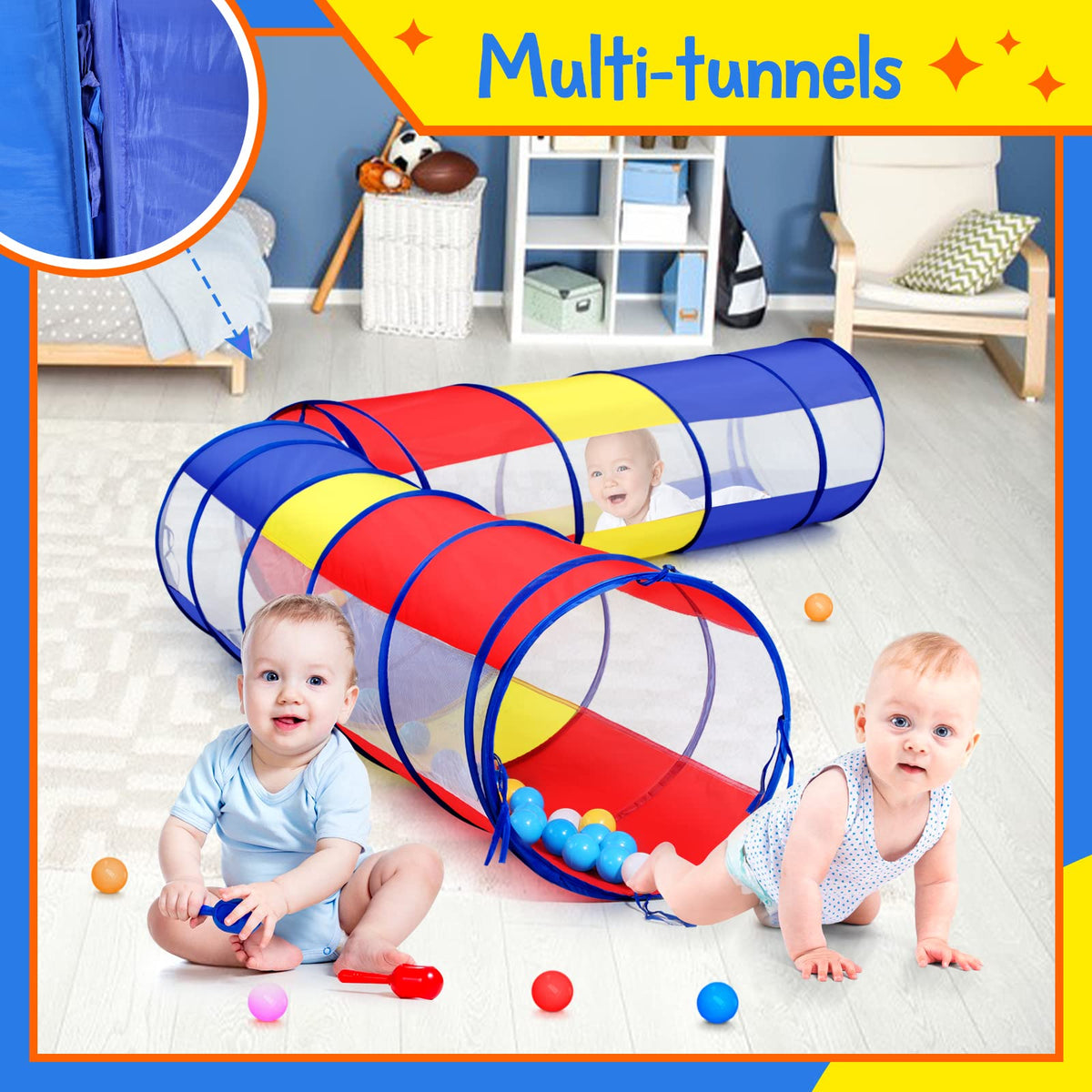 SweHouse Crawl Tunnel makes a delightful gift for children and animal lovers.