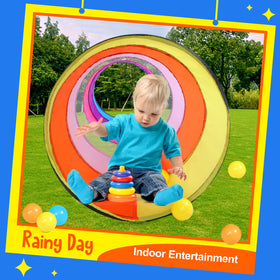 SweHouse Portable Play Tunnel suitable for indoor and outdoor use.