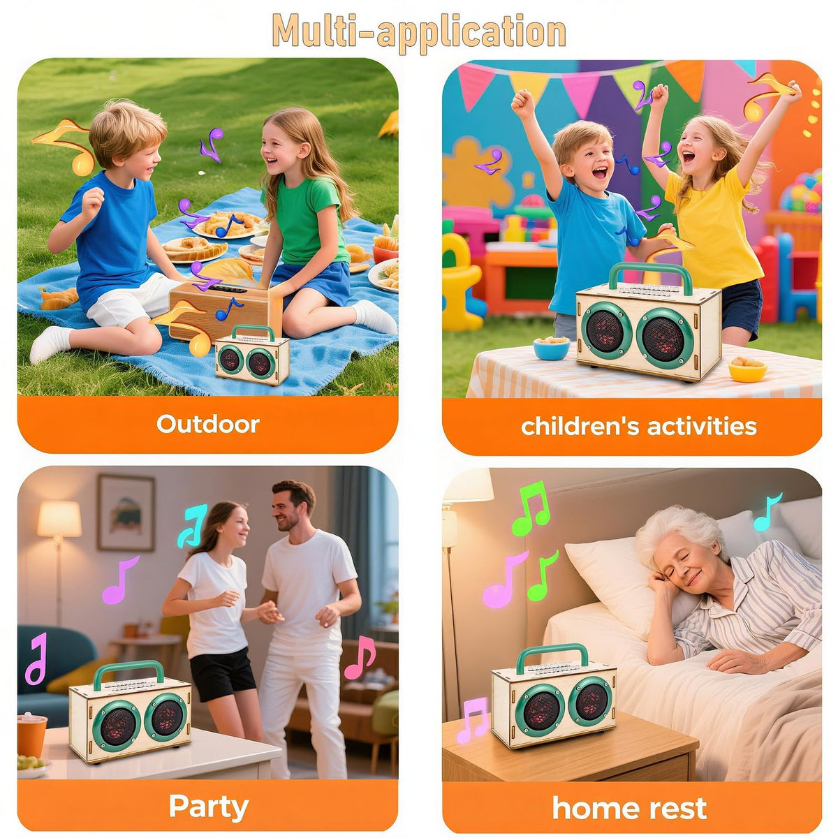 Swhmc DIY Bluetooth Speaker Kit gift-ready packaging ideal for birthdays or holidays