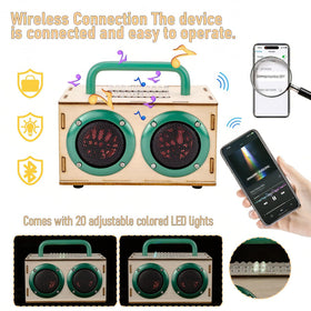 Swhmc DIY Bluetooth Speaker Kit portable handle ideal for outdoor learning and travel