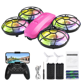 Swifsen Kids Drone camera FPV view for real time photos and videos.