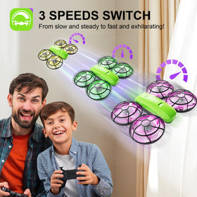 Swifsen kids drone throw-and-go demonstration for easy beginner fun