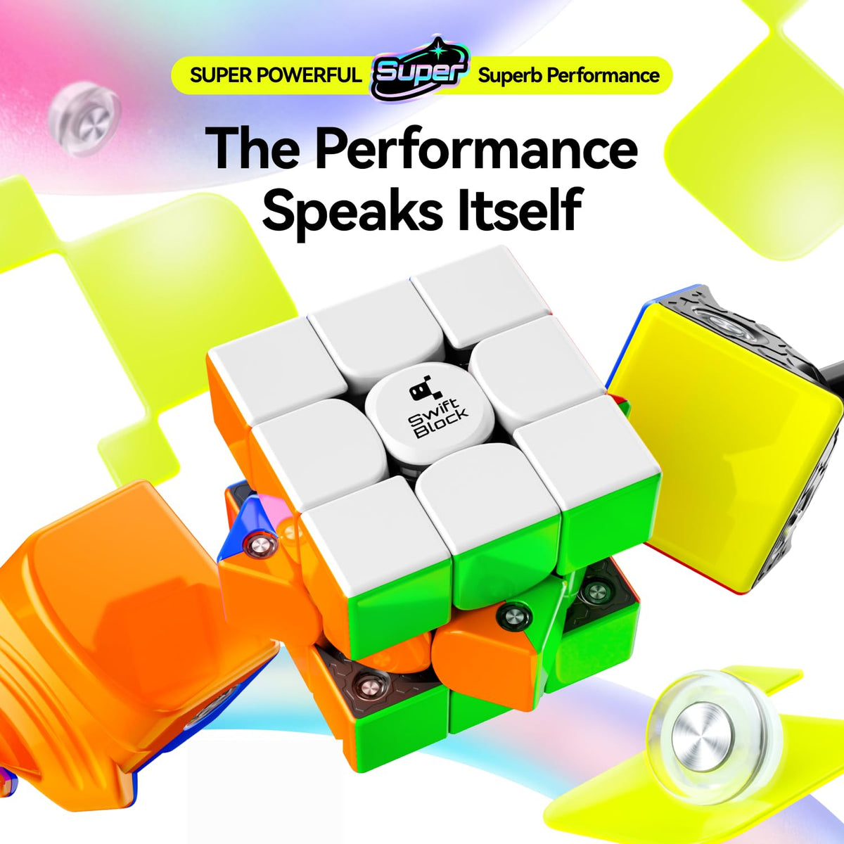 Swift Block beginner-friendly STEM gift with step-by-step tutorial for mastering the solve