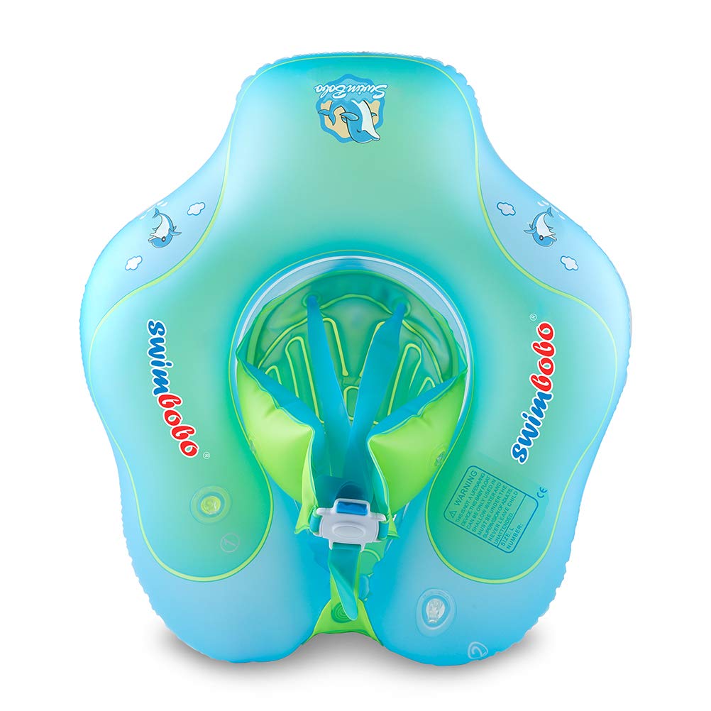 Swimbobo blue XL pool float made with leak-proof PVC material