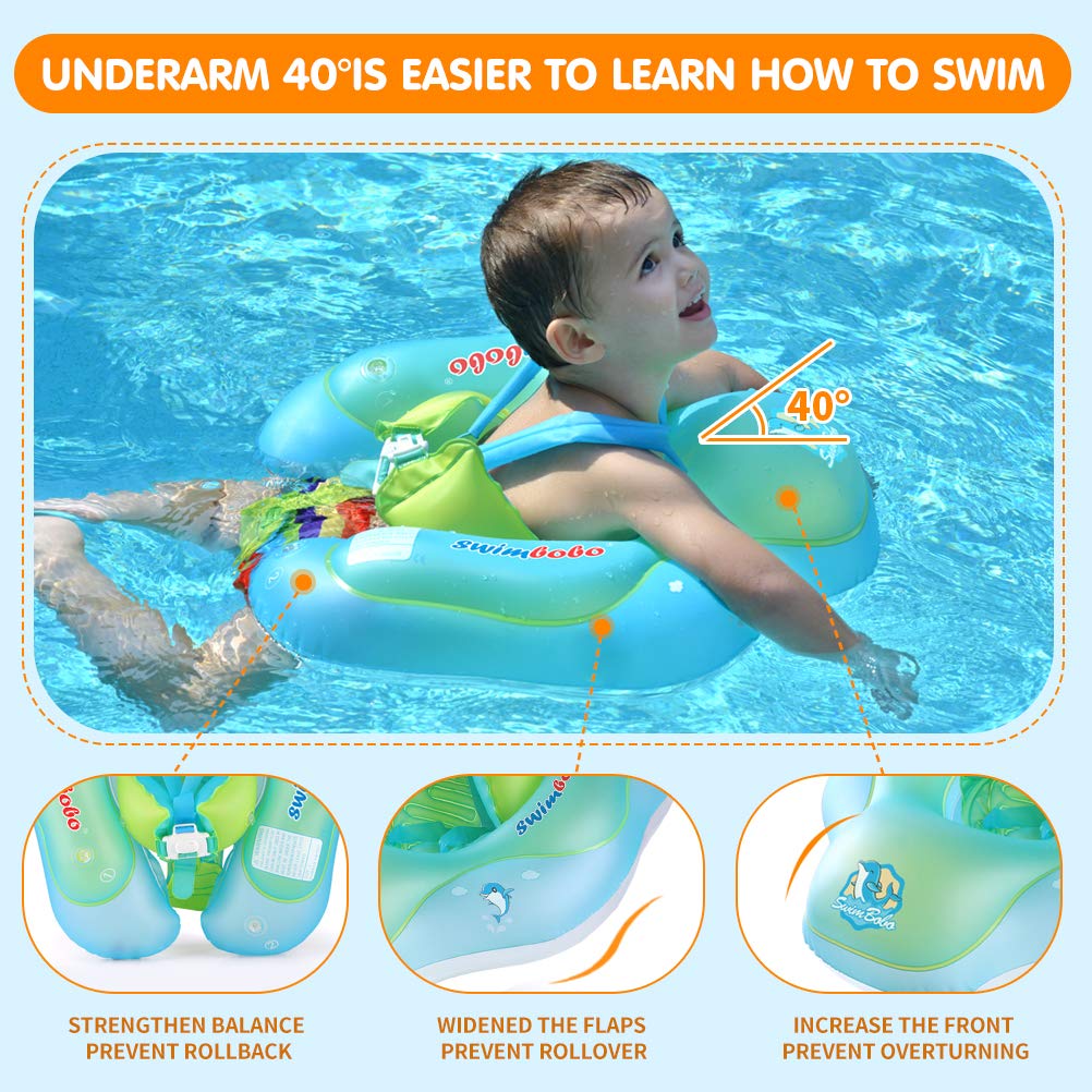 Swimbobo baby float soft chest pad for comfortable support