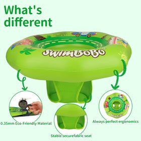 Swimbobo PVC double-layer float close-up valves for quick inflation.
