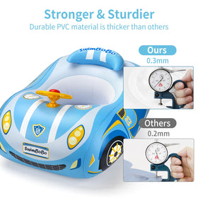 Swimbobo inflate straw image demonstrates quick setup and portability