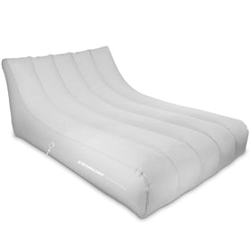 Swimline Cloud Chaise assembly enables easy poolside setup.