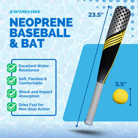 Swimline durable neoprene construction resists splashes, sand, and sun.