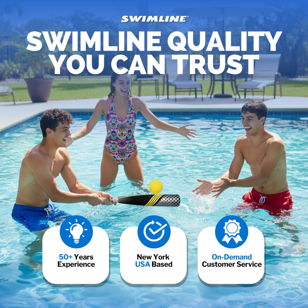Swimline lightweight kit for easy grab-and-go backyard, pool, or beach play.