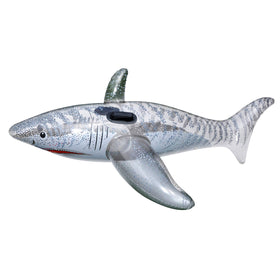 SWIMLINE Shark float side view, bold design for pool parties and photos.