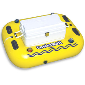 Swimline Solstice cooler raft 55in, ready for water adventures and quick pack-up.