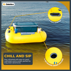 Swimline Solstice heavy-duty vinyl withstands sun and wear.