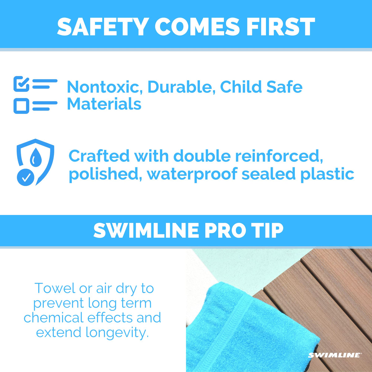 SWIMLINE Titanic diving game set boosts family pool time