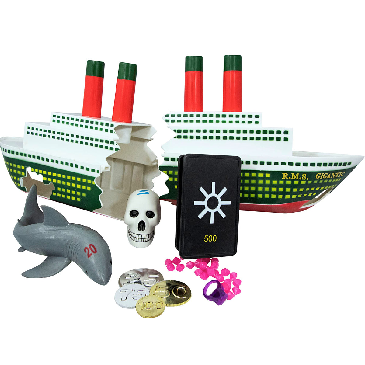 SWIMLINE Titanic ship dive toy sinking in pool for treasure hunting practice