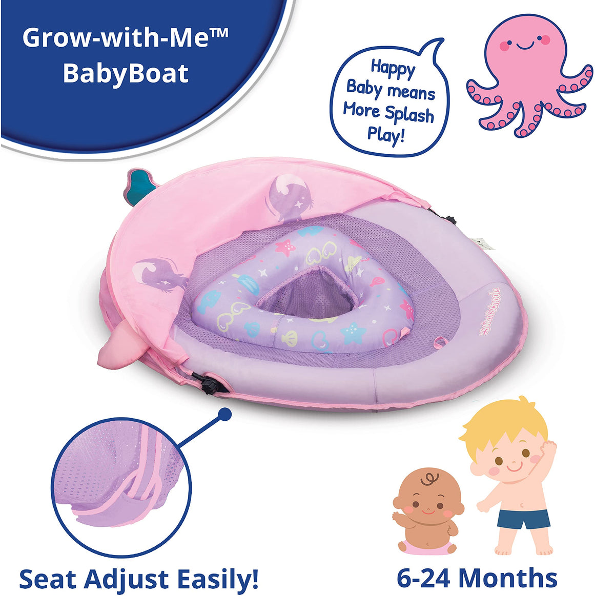 SwimSchool dual inflation chambers enhance buoyancy and balance