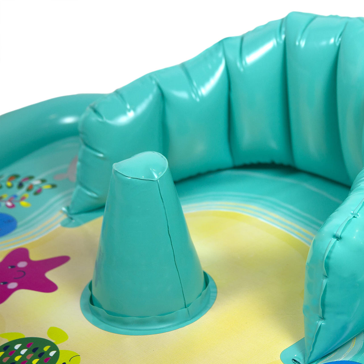 SwimSchool baby splash mat inflated to 71 cm for roomy space