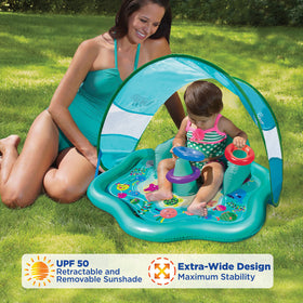 SwimSchool baby splash mat sea creatures design adds whimsy and color