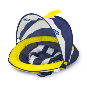 SwimSchool Deluxe Baby Float packs flat for travel and storage