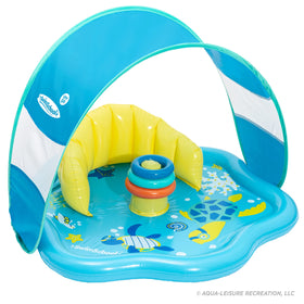 SwimSchool whimsical sea creatures design adds cheerful color