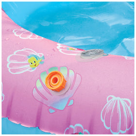 SwimWays pool with drain valve simplifies cleanup and storage