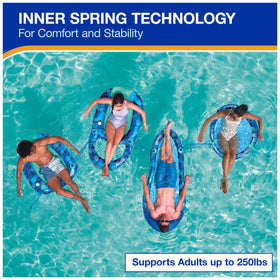 SwimWays Elite Spring Float Linking Feature connecting floats for group lounging