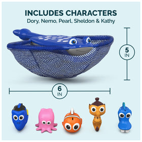 SwimWays Finding Dory Nemo figure in water for guided splashes and practice
