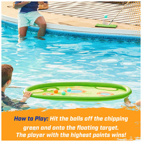 SwimWays Hydro Golf pool game setup for family fun