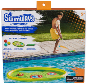 SwimWays Hydro Golf splash and play near the pool edge