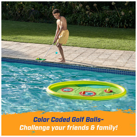 SwimWays Hydro Golf waterproof design supports uninterrupted play