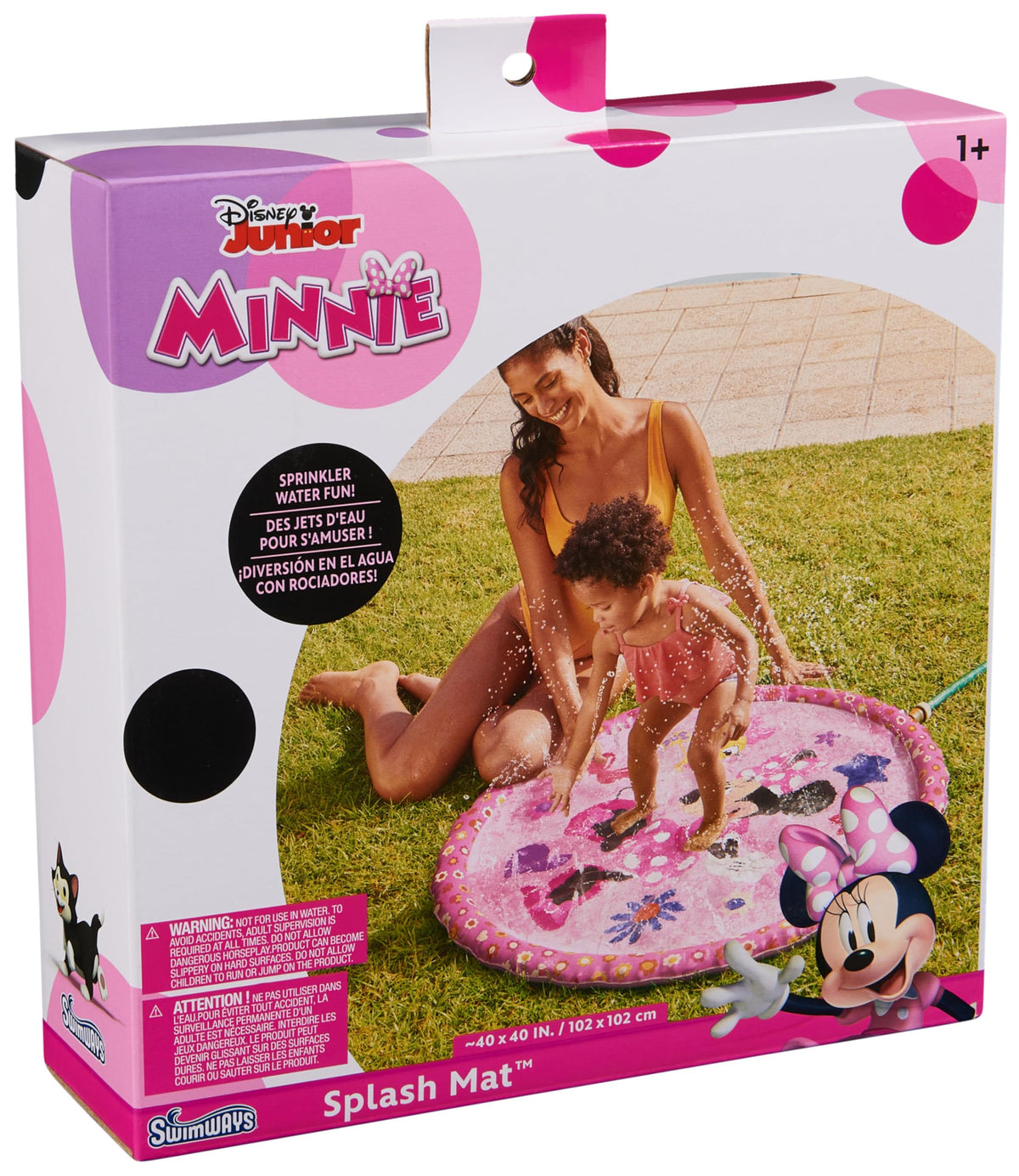 SwimWays Minnie Mouse design invites imaginative water play.
