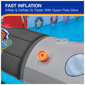 Paw Patrol Deluxe Pool canopy provides sun protection