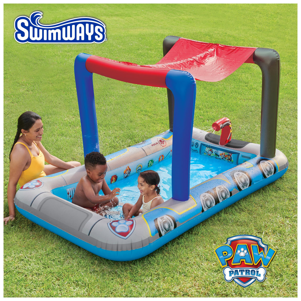 Paw Patrol Deluxe Pool water shooter for outdoor play