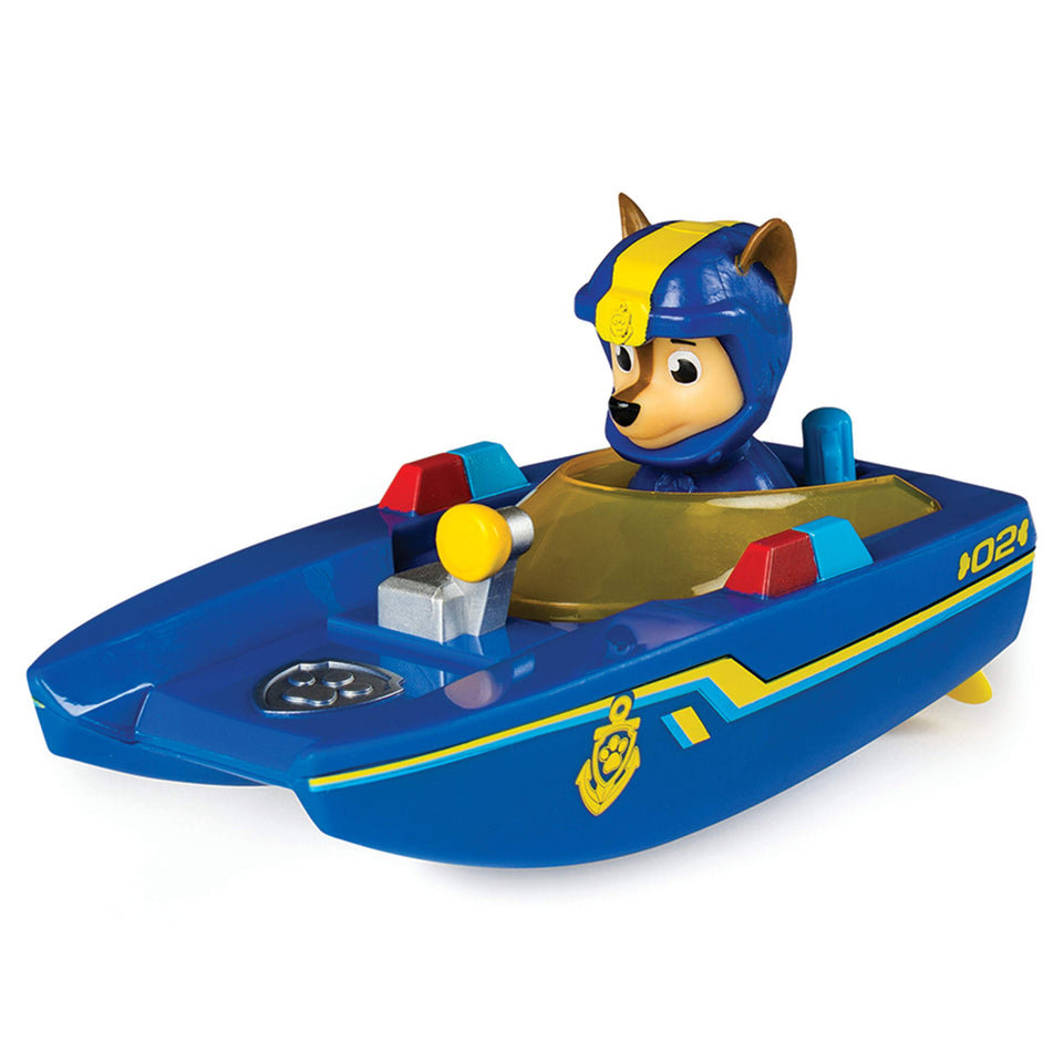 SwimWays Paw Patrol Rescue Boat Chase wind-up toy for bath and pool play