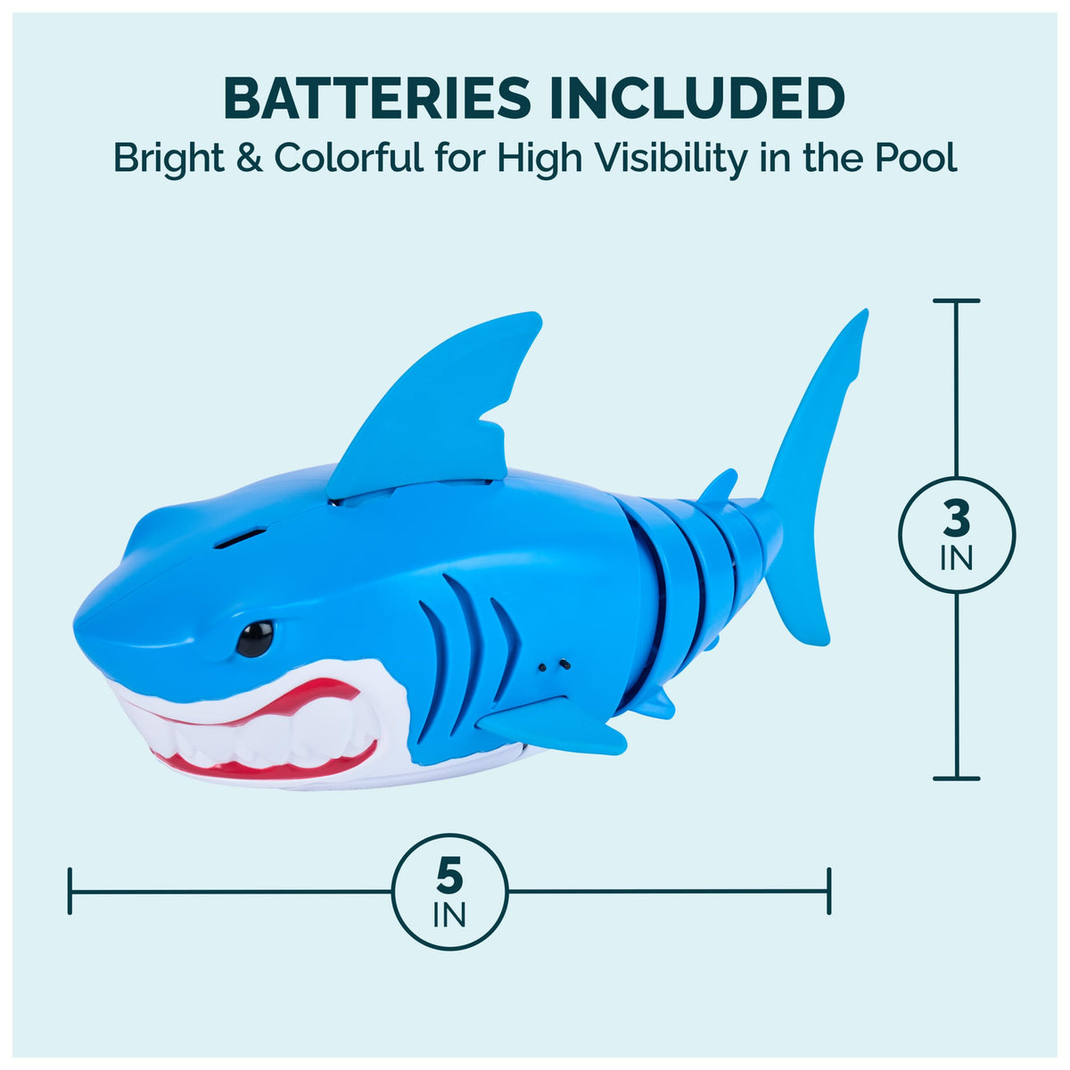 Compact 5-inch Rainbow Reef toy fits in a beach bag for on-the-go play.
