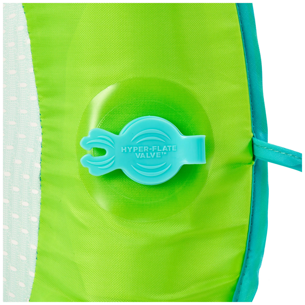 Adjustable canopy on the Splash N' Play float offering sun protection