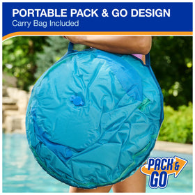 Reusable carry bag included with SwimWays Spring Float Premium Duo.